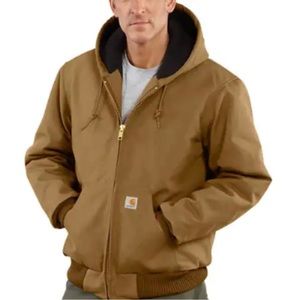 Carharrt | Loose Fit Firm Duck Insulated Flannel-Lined Active Jacket | Size XL